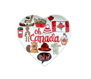 Geneva Canada Heart Plate