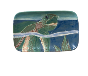 Geneva Swimming Turtle Plate