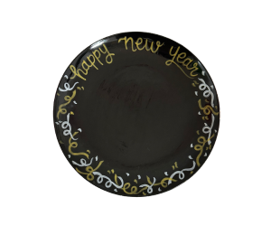 Geneva New Year Confetti Plate