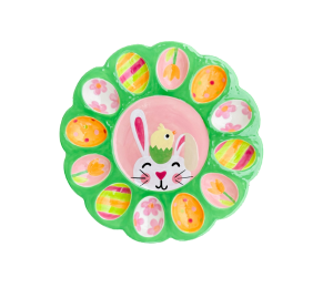 Geneva Easter Sherbet Egg Plate