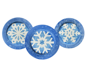 Geneva Paper Snowflake Plate